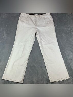 Hiltl cotton Cream Chino Pants - Classic Straight Fit- Made in Romania 40/32